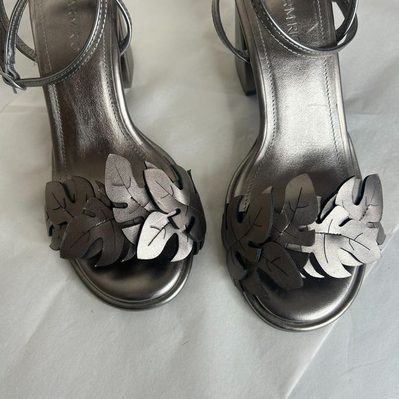 FARM Rio Metallic Silver Heels - Picture 6 of 12